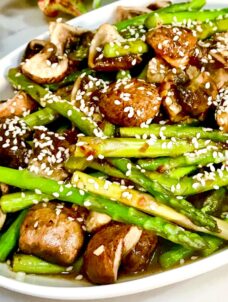 Asparagus and Mushrooms Stir Fry | Keto Stir Fry Recipe