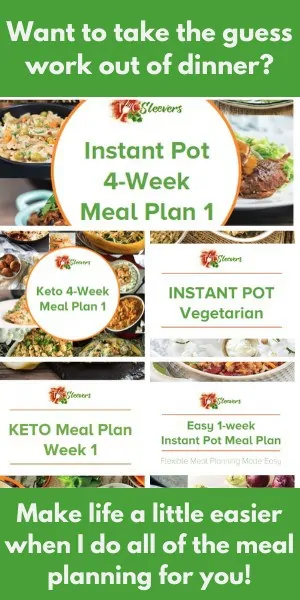 Collage of images advertising 5 different meal plans
